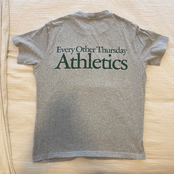 Every Other Thursday Athletics Grey Mens Cotton Tee T Shirt Size S - Picture 2 of 2